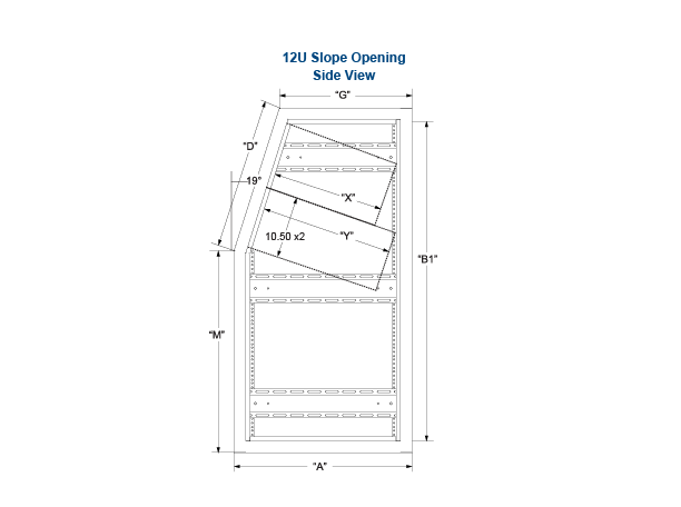 15U to 48U Rack Cabinets | Emcor 10 Series® Enclosures