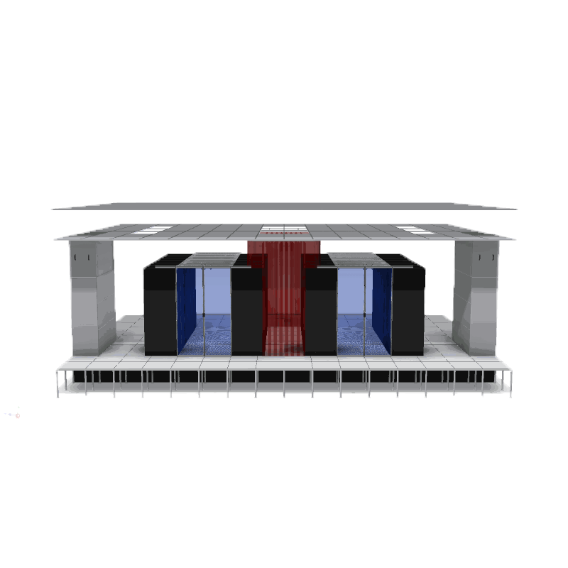 hot and cold aisle containment diagram