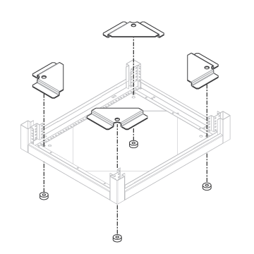 server rack seismic anchor kit