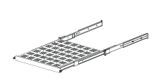1U Sliding Rack Mount Shelf