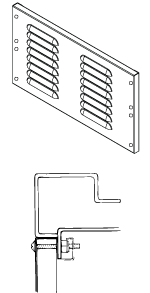 Closure Panel | Louvered