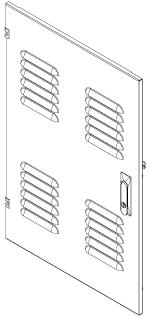 Surface Door | Louvered