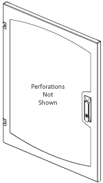 Surface Door | Perforated
