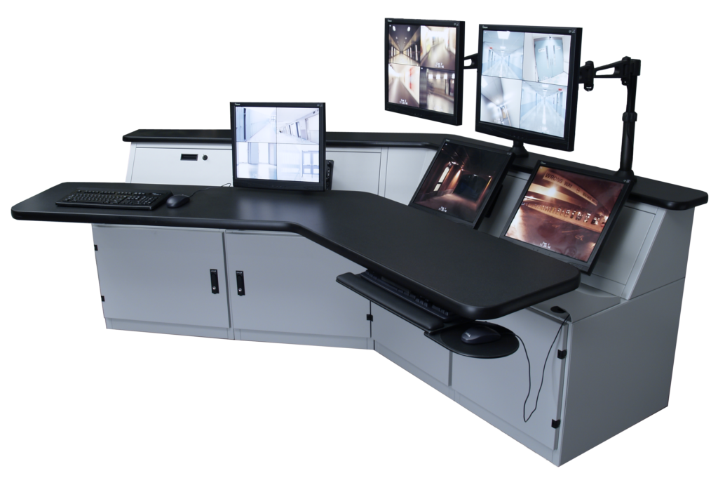 5 monitor security work station