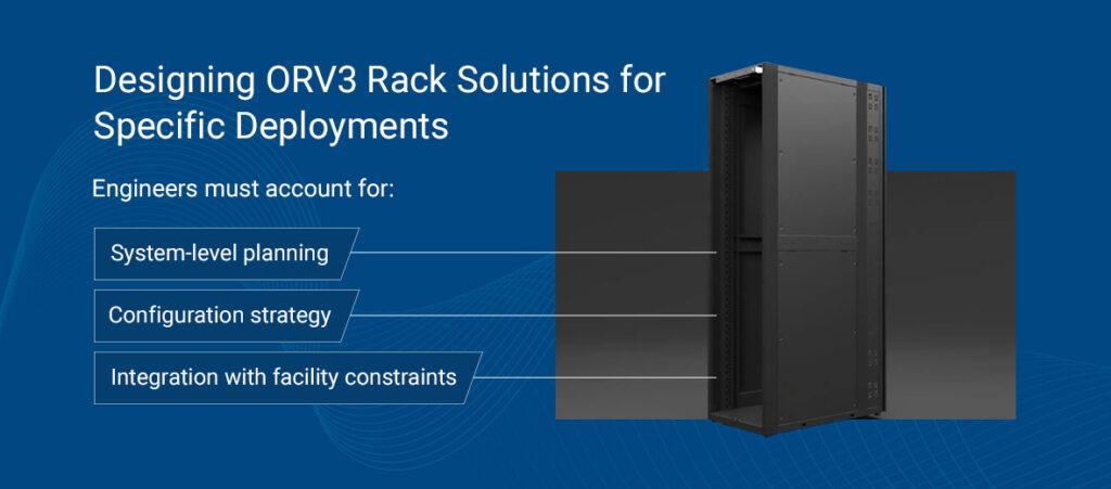 Designing ORV3 Rack Solutions for Specific Deployments